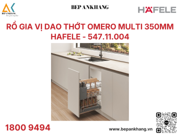 Rổ Gia Vị Dao Thớt Omero Multi 350mm Hafele 547.11.004